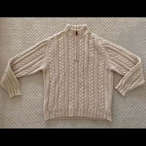 ISO Daniel Cremieux 100% Cashmere Cable Knit Sweater in Size Large or X-large